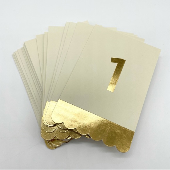 Event Table Numbers 24 Folded 2-sided Paper - Picture 4 of 5